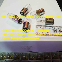 Lampu Pilot B15D 24-30V 6W-10W Bayonet Lamp